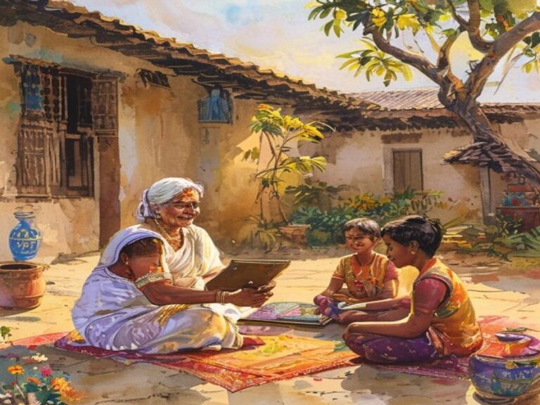 गांव का अनोखा मेहमान